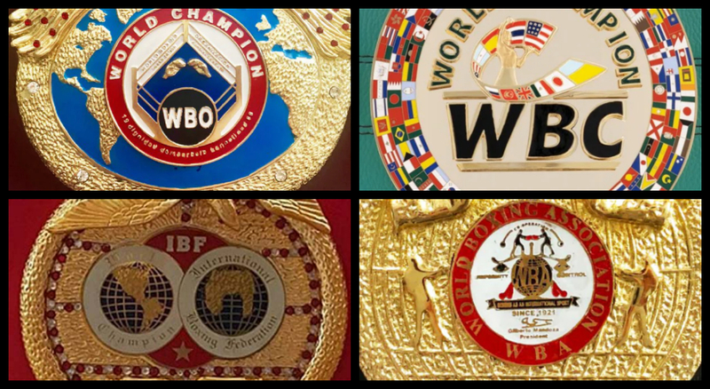 WBC, WBA, IBF và WBO là bốn tổ chức lớn thường được nhắc đến trong boxing chuyên nghiệp. 
