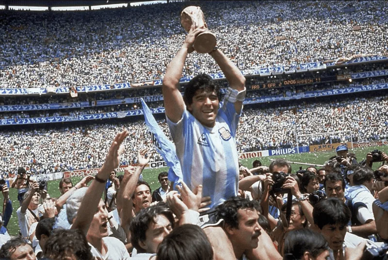Diego Maradona từng tỏa sáng tại World Cup 1986.