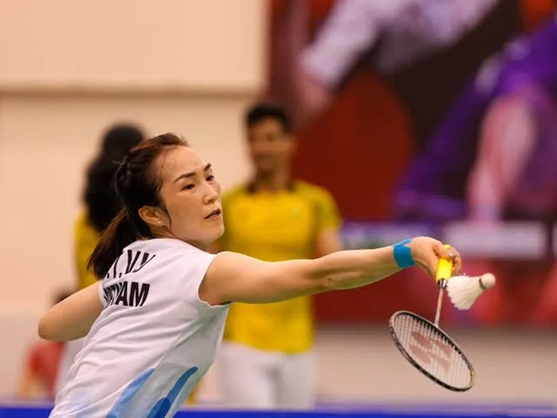 Hình ảnh tự hào của Vũ Thị Trang tại kỳ Olympic Rio 2016 lịch sử.